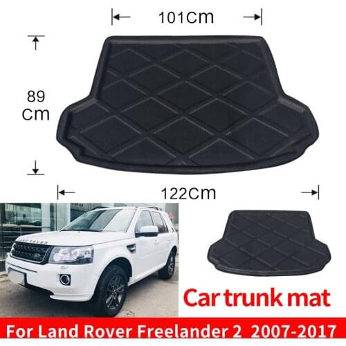 Trunk Mats Car Rear Trunk Storage Mat Cargo Tray Waterproof Floor Sheet Protective Pad For Land Rover Freelander 2 2007-2017