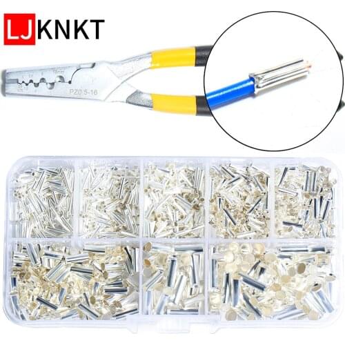 Copper Crimping Tube Pliers Style Crimper Electrical Cable Models Tubular Hand Tools High Precision Cord Wire Naked Butt Wiring