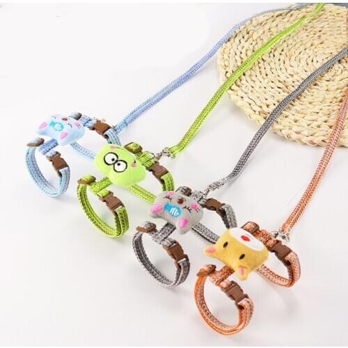 Lovely cats products for pet leash and harness accessories stuff harnais chat laisse pour chat for cat vest harness adjustable