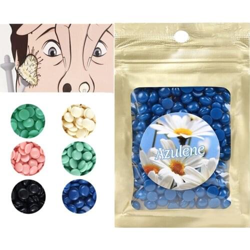 25G Nose Hair Trimmer Removal Wax Bean Cleaning Tool Facial Hair Removal Wax and Stick Treatment Set-lip Hair,Hair Trimmer Aloe