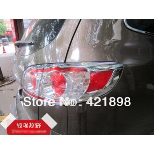 For Hyundai Santa Fe 2010 2011 2012 ABS chrome Tail light lamp cover trim 4 pcs
