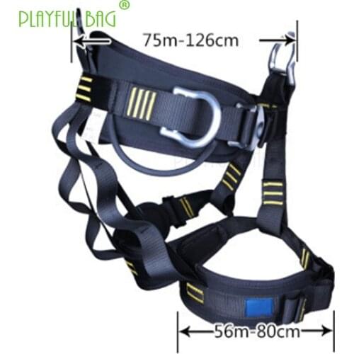 Outdoor indoor climbing equipment safety belt speed drop expansion high-altitude operation safety belt ZL46