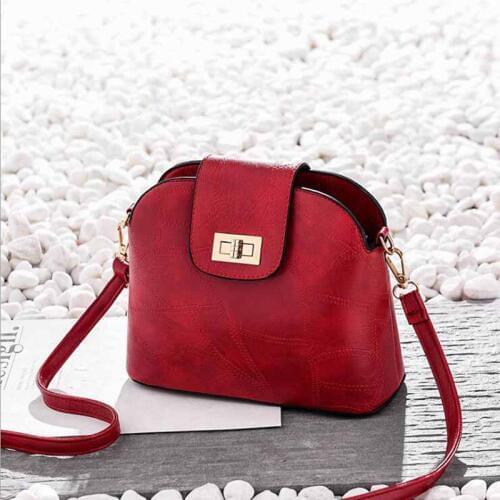 Newest!!! Women Messenger Bags Vintage Small Shell Leather Handbag Casual Bag PU Leather Shoulder Bag high quality
