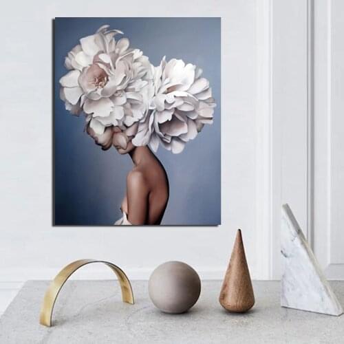 Nordic Poster Abstract Girl Wall Art Canvas Painting Posters Prints Modern Painting Wall Picture For Living Room Home Decoration
