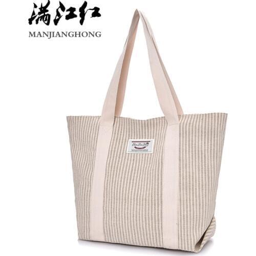 New Vintage Women Cotton Linen Handbags Leisure Zipper Shoulder Bags Large Capacity Casual Student Handbag For Ladies Girl17-625