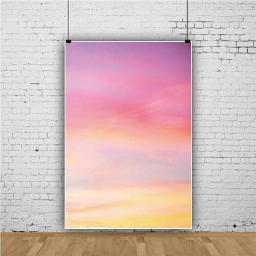 Dreamy Gradient Purple Pink Photography Vinyl Background Wall Portrait Shot Decor Photocall Backdrop for Photo Studio Props