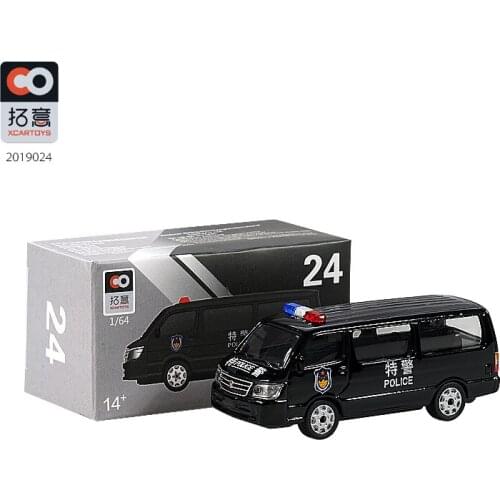 XCarToys 1:64 JinBei Van /Special Police Diecast Model Car