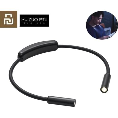 2021 Xiaomi HUIZUO Neck Hung Light Hands-Free Rechargeable Night Reading Lamp 2 Levels Brightness Night Light USB Charging