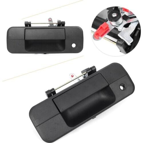 Car Rear Tail Gate Tailgate Handle Textured w/ Lock Hole For Toyota Tundra 2007 2008 2009 2010 2011 2012 2013 69090-0C040