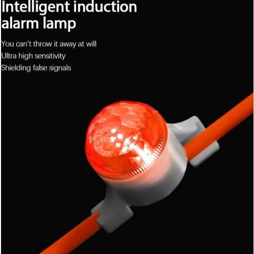 Fishing Tools Entertainment Fishing Alarm Sea Pole Alarm Smart Light Flash Sensor High Sensitivity Sea Pole Warning Light