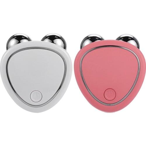 EMS Facial Massager Microcurrent Face Lift Machine Roller Skin Tightening Rejuvenation Beauty Facial Wrinkle Remover