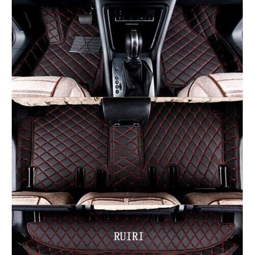 Good quality mats! Custom special floor mats for Honda Pilot 7 seats 2017-2019 waterproof carpets for Pilot 2018,Free shipping