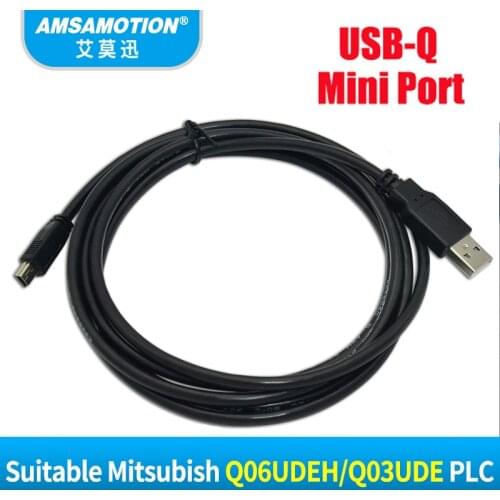 USB-Q Suitable Mitsubishi Q Series Programming Cable USB-Q06UDEH Q03UDE USB To Mini Port Download Cable