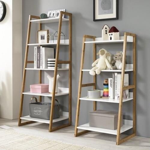 Louis Fashion Bookcases Solid wood shelf living room landing bedroom small bookshelf European style simple and multi-layer