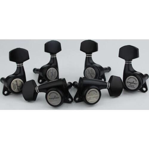 GUYKER BLACK Guitar Locking Tuners Electric Guitar Machine Heads Tuners Lock Guitar Tuning Pegs ( With packaging)