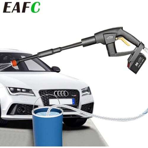 6000mAh Cordless High Pressure Washer Spray Water Gun Car Wash Pressure Water Nozzle Cleaning Machine Rechargeable
