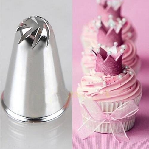 Stainless Steel DIY Flower Spiral Icing Piping Nozzles Pastry Nozzle Fondant Cake Decorating Tool