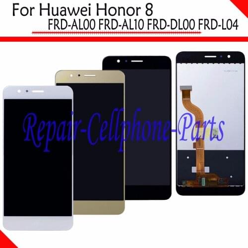 100% New Full LCD DIsplay + Touch Screen Digitizer Assembly For Huawei Honor 8 FRD-L19 / FRD-L09/FRD-L02 L04 L14