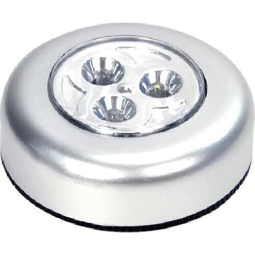 New battery powered wall lamp Self-adhesive Cordless Stick Tap Wardrobe Bedroom Touch Light Lamp car ceiling