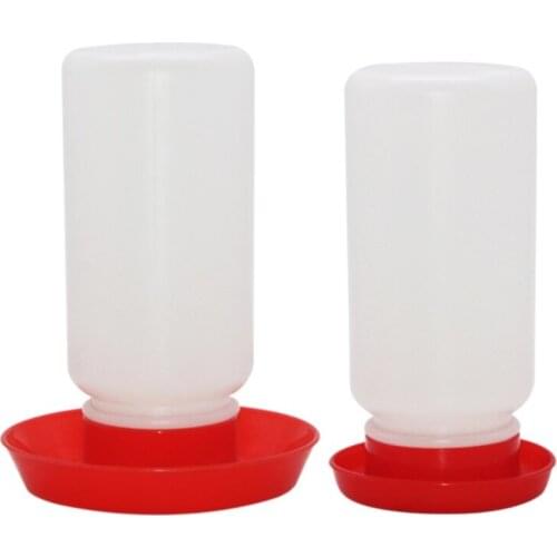 Practical Water Container Chick Waterer for Poultry Easy to Clean for Chickens Stable Smooth Water Flow Duckling Durable