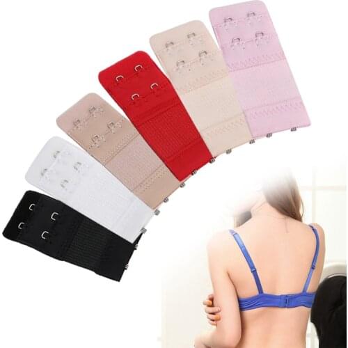 Bra Buckle extension Strap Adjustable bra hook-and-eye extender 2 Hooks extension bra accessories for women Bra Extension Straps