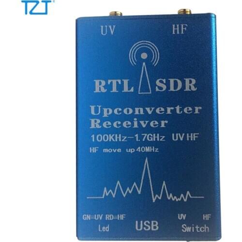 TZT For RTL SDR Receiver + Built-In SDR Upconverter 100KHz-1.7GHz UV HF Applied To Radio Communications