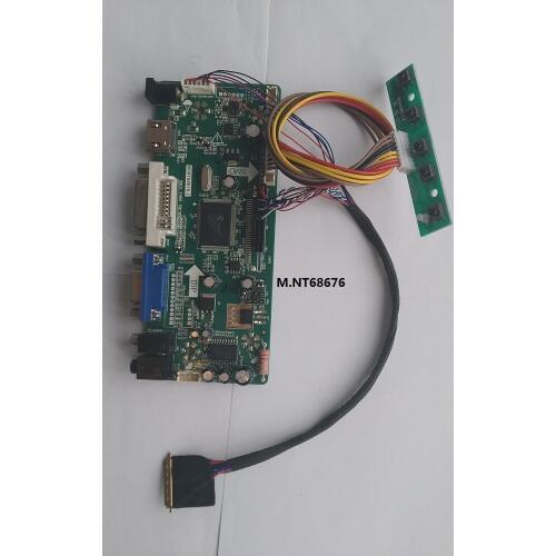 UNIVERSAL COMPATIBLE Kit M.NT68676 for G101STN01.D SERIES 1024×600 10.1" 40PIN Controller driver board panel monitor HDMI DVI