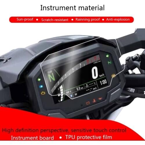 Motorcycle Cluster Scratch Protection Film Screen Protector for Kawasaki 2020 Ninja650 Z650 Z900