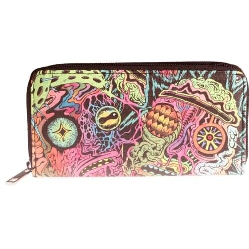 Women Long Zipper Coin Purses Design Wallet Female Money Credit Card Holder 5061