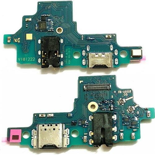 5pcs /lot USB Charger Dock Port Connector Board For Samsung A9 2018 A920 A920F SM-A920F USB Charging Port Flex Cable