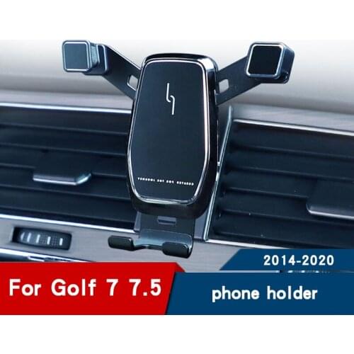 Car phone holder for Volkswagen Golf 7 / 7.5 / Golf MK7 MK7.5 interior modification parts phone stand 2016 2017 2018 2019