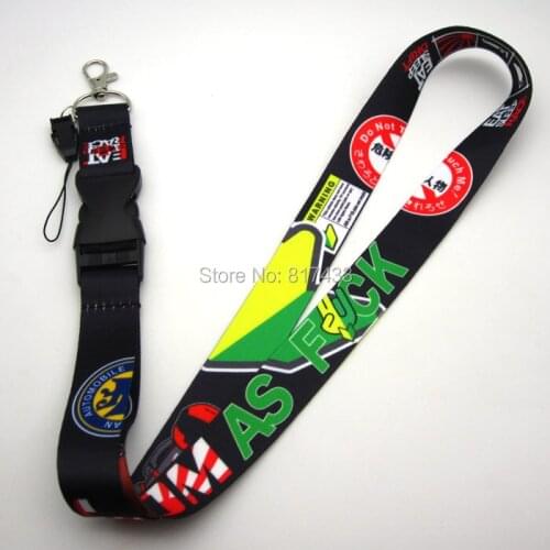 5pcs Car illest I LOVE JDM Lanyard neck straps rope for Key Phone Domo turbo Nos keychain