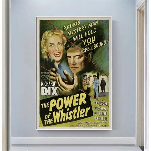 CP1197 The Power of the Whistler Classic Hot Movie Print Silk Fabric Poster Indoor Wall Art Decor Gift