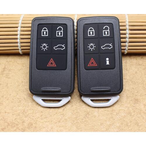 Car Smart Remote Key Shell Replacement Key Case for Volvo XC60 S60 S60L V40 V60 S80 XC70 Smart Car Key Case Shell