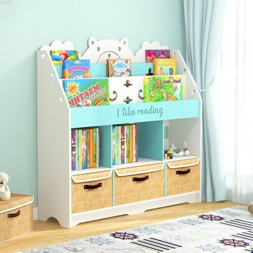 Bookshelf landing students fluttering window simple shelf child baby bookcase kindergarten picture book collection rack