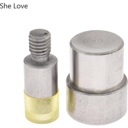 Chzimade 1Set Metal Rivet Button Installation Mold Tools Snaps Press Machine Leather Craft Tool Diy Sewing Accessories