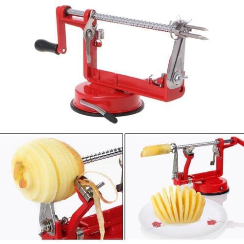 Stainless Steel 3 in 1 Apple Peeler Fruit Peeler Slicing Machine Apple Fruit Machine Peeled Tool Whosale&Dropship
