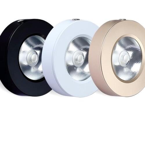 Mini Surface Mount Led Downlight 3W 5W 7W 220V lamp Ultrathin Cob Spot Led Light lighting Ceiling Home Cabinet Wardrobe