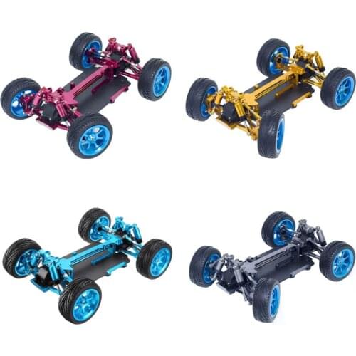 RC Car Frame Chassis, RC Car Frame Metal Car Chassis Wheelbase Frame for