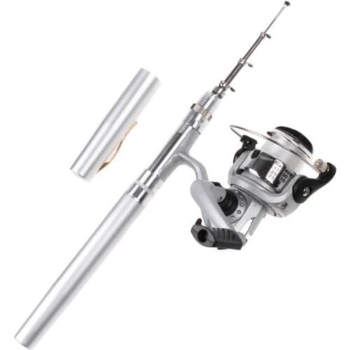 Fishing Rod Pole Baitcasting Rods Aluminum Alloy2B Fishing Reel Wheel Combos + Fishing Line Pesca Rod Combo Pesca