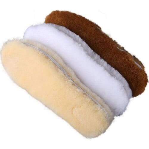 Warm Heated Insoles Soles for Shoes Winter Thick Pad Insoles Imitation Wool Breathable Snow Boots Fur Insoles Pad Health Care