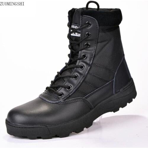 Winter new us Military leather boots for men Combat bot Infantry tactical boots askeri bot army bots army shoes erkek ayakkabi