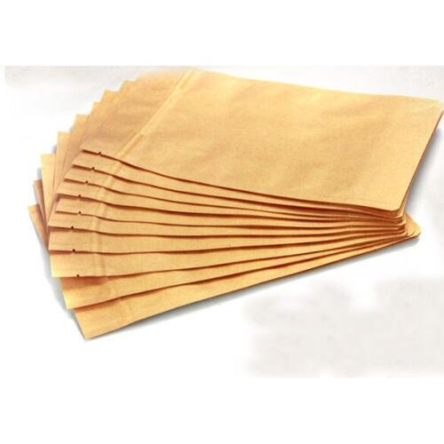 10*20+6 1000pcs stand up brown Ziplock kraft paper bags boxes recyclable for wedding/Gift/Jewelry/Food/Candy Package Paper Box