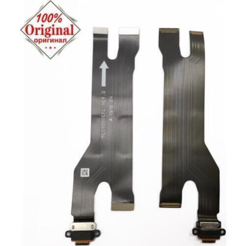 100% Original USB charging port Dock Flex cable For Huawei P30 pro USB plug Charger connection with mainboard cable Replacement