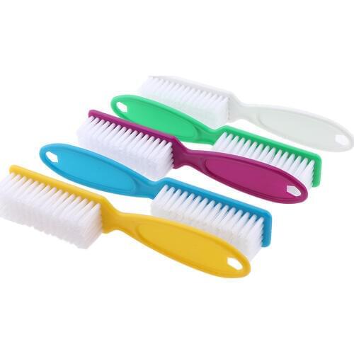 5 Pieces Long Handle Nail Brush Hands Feet Scrubbing Cleaning Brushes will not damage to your skin