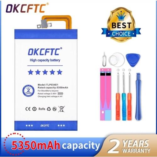 5350mAh TLP034E1 Battery BAT-63108-003 for BlackBerry keyone / alcatel DK70 DTEK70 Built-in Li-ion bateria Li-Polymer Batteries