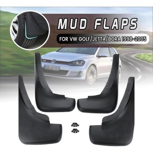 For VW Golf 4 Mk4 IV Bora Jetta 1998-2005 Car Mud Flaps Mudflaps Splash Guards Front Rear Fender Mudguards