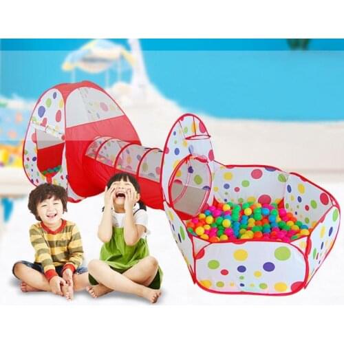 Kids Toy Large Pool-Tube-Teepee Play Tent Ocean Ball Pool Pit Tent House for Children Foldable Game Playing House Room Gift Toys