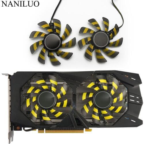 2pcs/lot GTX 950 GPU Graphics cooler VGA fan For GALAXY KFA2 GeForce GTX950 2GB BLACK OC SNIPER Video Card cooling