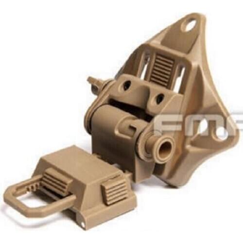 FMA Paintball Airsoft L4G19 NVG Plastic Version Helmet Mount BK/DE-TB1200